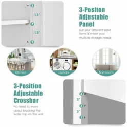 Costway Bathroom Over The Toilet Storage Cabinet With Adjustable Shelf -Costway GUEST 97c1ceb4 10e1 442f 95d0 bdffd624c86d