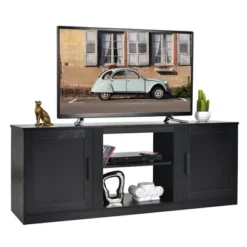 Costway 58'' TV Stand Entertainment Console Center W/ 2 Cabinets For 65'' TV NaturalBlackWalnut 20 Costway 58'' TV Stand Entertainment Console Center W/ 2 Cabinets For 65'' TV NaturalBlackWalnut -Costway GUEST 9a911948 08d8 40a8 9d83 7e2cee8c687a