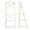 Costway Set Of 2 Ladder Shelf 4-Tier Bookshelf Bookcase Storage Display Plant Leaning 1 Costway Set Of 2 Ladder Shelf 4-Tier Bookshelf Bookcase Storage Display Plant Leaning -Costway GUEST 9db722d8 c934 4487 8686 e3c51b7c70d8
