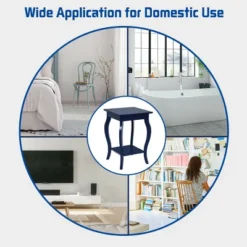 Costway Set Of 2 NightStands Side Table End Table Accent Table W/ Shelf Indigo -Costway GUEST 9deceb47 e8d6 464c be35 84dca48cbccb