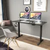 Costway Electric Adjustable Standing Up Desk Dual Motor W/ Controller Black