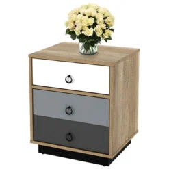 Costway Nightstand With Drawer And Storage Cabinet Wooden Sofa Side Table End Table -Costway GUEST 9eb11592 e17a 483f a376 39b9114dbc09