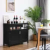 Costway Kitchen Buffet Server Sideboard Storage Cabinet W/2 Doors & Shelf WhiteBlack -Costway GUEST 9f3bd425 7740 446a 9e5c b2a7896f0c62