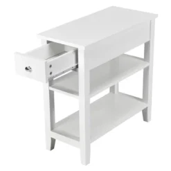Costway 3 Tier Nightstand Bedside Table Sofa Side End Table W/Double Shelves Drawer 21 Costway 3 Tier Nightstand Bedside Table Sofa Side End Table W/Double Shelves Drawer -Costway GUEST 9fd85716 6a91 410d 9b6d b240d36c9891