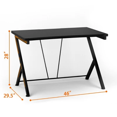 Costway Gaming Desk Computer Desk PC Laptop Table Workstation Home Office Ergonomic New 4 Costway Gaming Desk Computer Desk PC Laptop Table Workstation Home Office Ergonomic New - Image 2