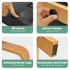 Costway Yoga Headstand Bench For Workout Relieve Fatigue Body Building Black -Costway GUEST a1fbf02e c057 43c6 8483 33d521be8956