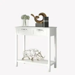 Costway Accent Console Table Entryway Sofa Foyer Table Storage Shelf W/2 Drawers 25 Costway Accent Console Table Entryway Sofa Foyer Table Storage Shelf W/2 Drawers -Costway GUEST a334f95b aefd 4c97 88e3 9f0226718257