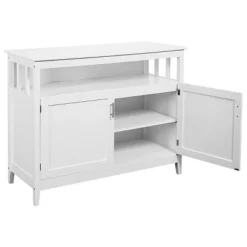 Costway Modern Kitchen Storage Cabinet Buffet Server Table 36" Sideboard Dining Wood White -Costway GUEST a3cadef0 0933 415b a7d9 e874e81b6a0a