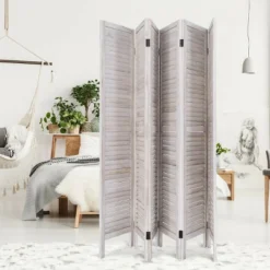 Costway 67'' High 6 Panel Room Divider Furniture Classic Venetian Wooden Slat Home -Costway GUEST a497848f a024 486e ac87 09e43ad17bc6