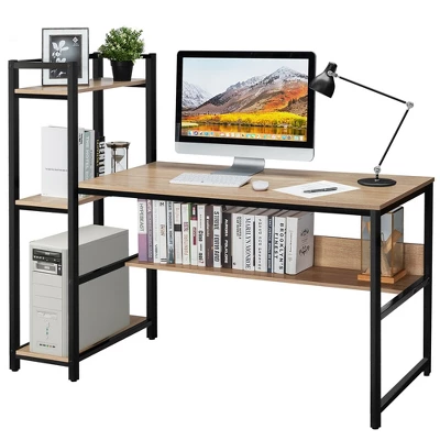 Costway Multi-Functional Computer Desk With 4-tier Storage Shelves 13 Costway Multi-Functional Computer Desk With 4-tier Storage Shelves - Image 11