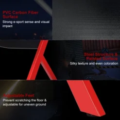 Costway Gaming Desk Computer Desk W/Controller Stand Cup Holder Headphone Hook Mouse Pad -Costway GUEST a68cda94 9984 4d1a a8e1 2fbdee702f44