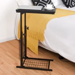 Costway Height Adjustable Sofa Side Table Snack End Slide Under Table Rolling Casters 17 Costway Height Adjustable Sofa Side Table Snack End Slide Under Table Rolling Casters -Costway GUEST a7cadff8 430c 43e4 a7a4 40ebea96a577