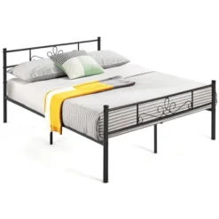 Costway Twin/Queen/Full Metal Platform Bed Frame With Headboard And Footboard No Box Spring Needed 16 Costway Twin/Queen/Full Metal Platform Bed Frame With Headboard And Footboard No Box Spring Needed -Costway GUEST a8c11ee3 7b15 4188 acd2 87512b49e437