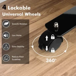 Costway 6FT Single Panel Room Divider With Wheels Rolling Fabric Partition Privacy Screen 20 Costway 6FT Single Panel Room Divider With Wheels Rolling Fabric Partition Privacy Screen -Costway GUEST aa0cae95 80b4 42c4 a118 c946f583e6da