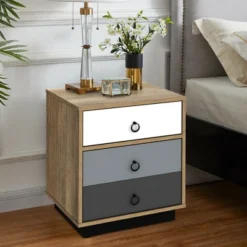 Costway 2PCS Nightstand With Drawer And Storage Cabinet Wooden Sofa Side Table End Table 13 Costway 2PCS Nightstand With Drawer And Storage Cabinet Wooden Sofa Side Table End Table -Costway GUEST aa7164d4 5bcc 4c03 84db 4ff8719ce007