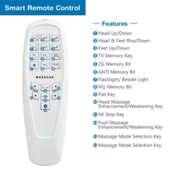 Costway Queen Size Adjustable Bed Base Electric Bed Frame W/ Massage Modes 10 Costway Queen Size Adjustable Bed Base Electric Bed Frame W/ Massage Modes -Costway GUEST ab32c54b 85f0 4bed 833d d036833253a7