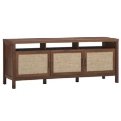 Costway TV Stand Entertainment Media Center For TV's Up To 65'' W/ Rattan Doors -Costway GUEST ab3613ff e1ba 44df 820d d257ea31fd08