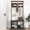 Costway 3-in-1 Coat Rack Industrial Hall Tree Shoe Bench Entryway Storage Shelf With Hooks 2 Costway 3-in-1 Coat Rack Industrial Hall Tree Shoe Bench Entryway Storage Shelf With Hooks -Costway GUEST ad1a6a6b 34d7 4210 9f73 1aa80c052fc7
