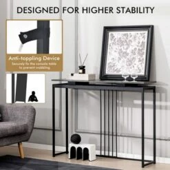 Costway Console Entrance Couch Table Narrow Faux Marble Top For Living Room, Hallway -Costway GUEST ad8d85fd 3e3b 47c1 94aa 60e16b45dd74