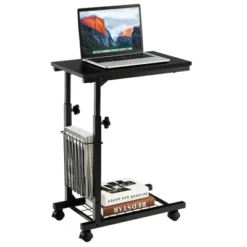 Costway C-shape Sofa End Side Table Compact Snack Table For Living Room Bedroom BlackBrown -Costway GUEST ad8ddcfd 7bf8 4f5b 9dd5 14f24d5f0978