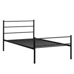 Costway Twin Size Metal Bed Frame Platform Mattress Foundation W/ Headboard Black -Costway GUEST adeae38c 275c 46ed 89c2 627f4e3934bb