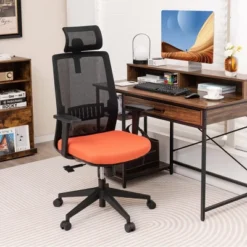 Costway Mesh Office Chair Big Tall Ergonomic Executive Chair Height Adjustable 400 Lbs