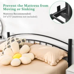 Costway Twin/Full/Queen Size Metal Bed Frame Platform Mattress Foundation With Headboard Footboard 19 Costway Twin/Full/Queen Size Metal Bed Frame Platform Mattress Foundation With Headboard Footboard -Costway GUEST af22daa9 cf48 4fc9 9519 1c81b8d626b7