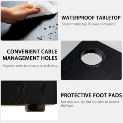 Costway Modern L-Shaped Computer Desk Writing Study Office Corner Desk W/Shelves -Costway GUEST af2ad3eb b38d 462d 93a5 b6face7eba49