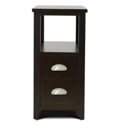 Costway Set Of 2 End Bedside Table Rectangular Nightstand W/ 2 Drawers & Shelf Espresso 19 Costway Set Of 2 End Bedside Table Rectangular Nightstand W/ 2 Drawers & Shelf Espresso -Costway GUEST b13cffdb ea7b 4359 b5de 8abad94c93d0