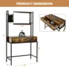 Costway Industrial Vanity Table With 3-Height Adjustable Mirror Storage Bag Large Drawer 2 Costway Industrial Vanity Table With 3-Height Adjustable Mirror Storage Bag Large Drawer -Costway GUEST b28a4a86 f447 430a b9f6 a7df3b8528b0