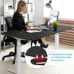 Costway Electric 55''x28'' Standing Desk Sit To Stand Workstation Dual Motor -Costway GUEST b2b9bd89 23df 4d02 88c2 2bb45f12aead