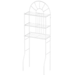 Costway 3 Shelf Over The Toilet Bathroom Space Saver Towel Storage Rack Organizer White -Costway GUEST b2c23f6c fb8c 42e8 8ad0 d02550f70df8