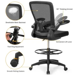 Costway Tall Office Chair Adjustable Height W/Lumbar Support Flip Up Arms 16 Costway Tall Office Chair Adjustable Height W/Lumbar Support Flip Up Arms -Costway GUEST b35956fb 0cd7 4a98 8296 06283fb116e4