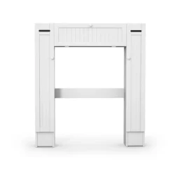 Costway Wooden Over The Toilet Storage Cabinet Drop Door Spacesaver Bathroom White -Costway GUEST b57a8866 d9fd 485d 8d24 f3ee0a2c29b7