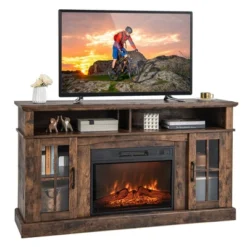 Costway 58" Fireplace TV Stand W/ 1400W Electric Fireplace For TVs Up To 65 Inches 21 Costway 58" Fireplace TV Stand W/ 1400W Electric Fireplace For TVs Up To 65 Inches -Costway GUEST b6402d1b 8309 40a1 a66b 66b0f47de0ec