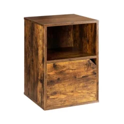 Costway Set Of 2 Nightstands Side End Table Storage Cabinet Shelf Living Room Brown -Costway GUEST b6809dda c550 44b6 a408 8490a044ea91