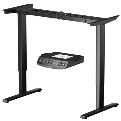 Costway Electric Adjustable Standing Up Desk Frame Dual Motor W/Controller WhiteBlackGrey 12 Costway Electric Adjustable Standing Up Desk Frame Dual Motor W/Controller WhiteBlackGrey - Image 10