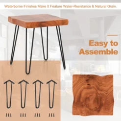 Costway Square End Table Accent Side Table Reclaimed Teak Wood Plant Stand Patio Rustic -Costway GUEST b76bb350 d2c3 46ff b125 0f2c150733c7