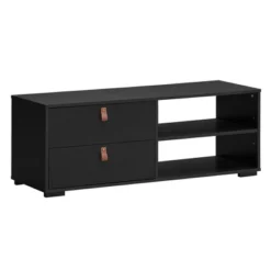 Costway TV Stand Entertainment Media Center Console For TV's Up To 55'' Walnut/Black -Costway GUEST b791ebeb c04b 484a af63 2f76d641e1f7