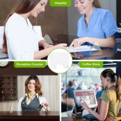 Costway 1/2PCS 24'' X 16'' Protective Plexiglass Sneeze Guard Acrylic Shield For Counter -Costway GUEST b7bc1d8c 9008 47ca 8fa0 d5865ebd7fbe