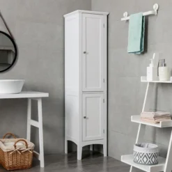 Costway Freestanding Bathroom Storage Cabinet Linen Tower Kitchen Living Room 12 Costway Freestanding Bathroom Storage Cabinet Linen Tower Kitchen Living Room -Costway GUEST b814d516 2821 4233 a474 5320e446547c