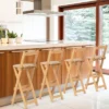 Costway Set Of 2 Bamboo Folding Barstools Counter Height Dining Chairs Installation Free -Costway GUEST b8715a6f 722b 4892 aed6 84490194a6a2 1