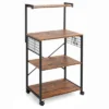 Costway 4-Tier Rolling Bakers Rack Industrial Utility Microwave Oven Stand Cart W/ Hooks -Costway GUEST b93adffc f0cf 47ee 9d46 e10049f084f3