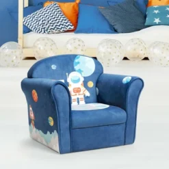 Costway Kids Cat/Astronaut/Lion/Synthetic Fake Animal/Elephant Sofa Children Armrest Couch Toddler Furniture Gift -Costway GUEST b95405e9 e6fc 405c 8ae5 0df21b0270d0