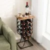 Costway 14 Bottles Wine Rack Console Table Freestanding Wine Storage With Woodtop & Wheels 2 Costway 14 Bottles Wine Rack Console Table Freestanding Wine Storage With Woodtop & Wheels -Costway GUEST b966cff3 116c 4ec3 a541 c26361169c48