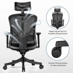 Costway Ergonomic High Back Mesh Office Chair Adjustable Swivel Computer Chair -Costway GUEST b9d3d203 76ee 4d2c 9240 d28751d3140d