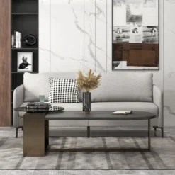 Costway Modern 76'' Loveseat Sofa Couch For Living Room Apartment Dorm With Metal Legs Gray -Costway GUEST bb1cbd9b 61ed 4fb5 9d1f 5995cdc5b3e3