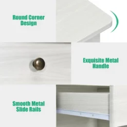 Costway Computer Desk PC Laptop Writing Table Workstation Student Study Furniture White -Costway GUEST bbac7ab6 ffe1 43d9 b0f5 61b267cb7657