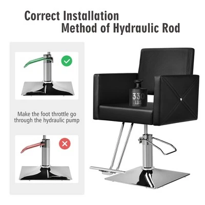 Costway Salon Chair For Hair Stylist Adjustable Swivel Hydraulic Barber Styling Chair 10 Costway Salon Chair For Hair Stylist Adjustable Swivel Hydraulic Barber Styling Chair - Image 8