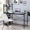 Costway 47.5" Computer Desk Writing Desk Study Table Workstation With 4-Tier Shelves Black -Costway GUEST bf982d0f c09b 4428 bc30 5fd3e0b52d71